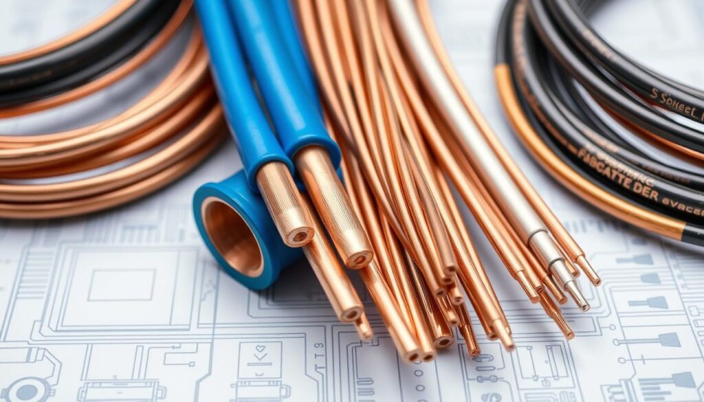 Fios de cobre nu e revestido para diversas aplicações Fios de cobre nu e revestido para diversas aplicações