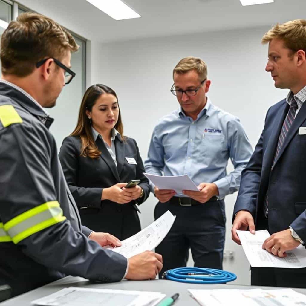 Equipe técnica especializada em cabos de controle Equipe técnica especializada em cabos de controle