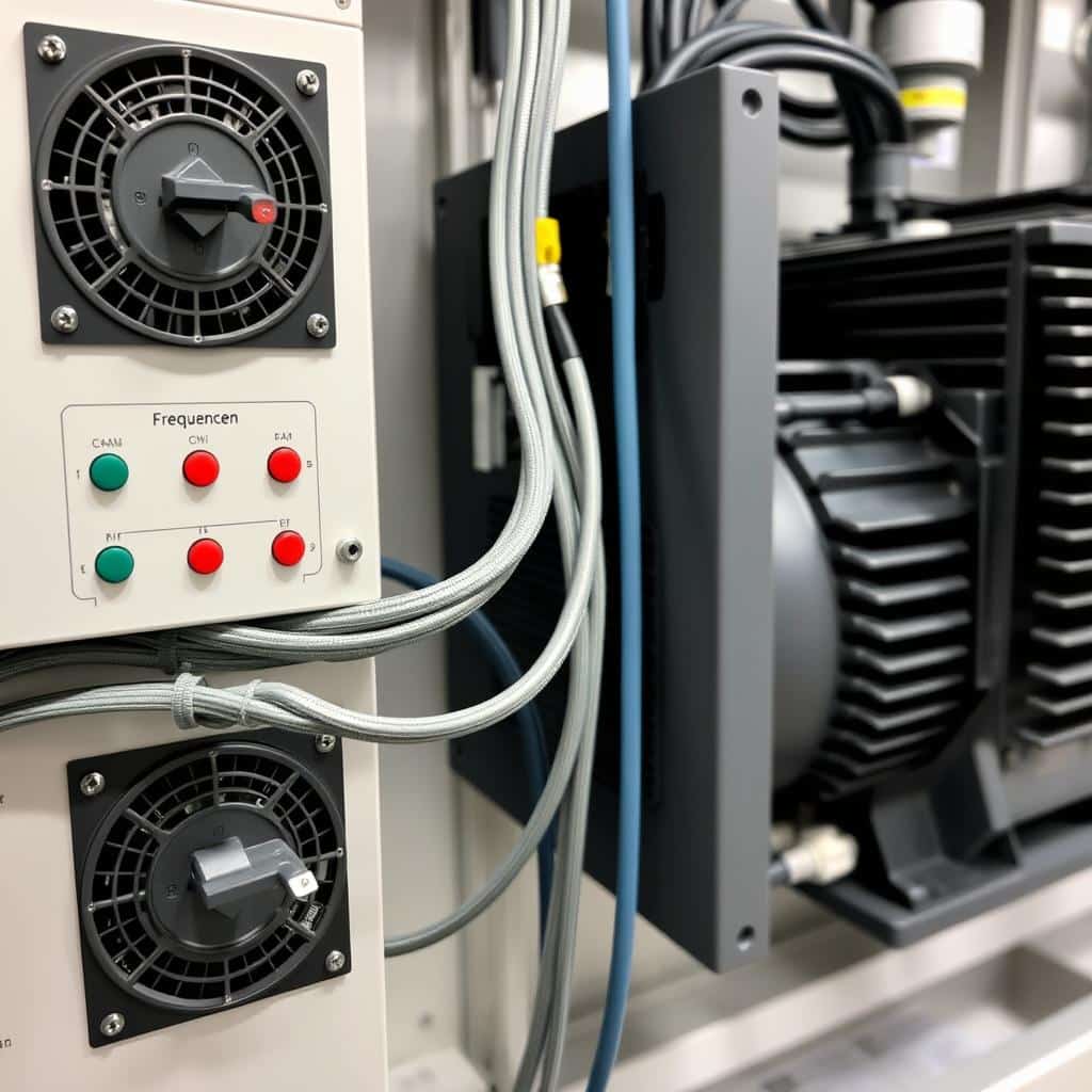 Cabo de controle em sistema com inversores de frequência Cabo de controle em sistema com inversores de frequência